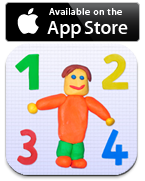 Lern to count - an educational app for children available on the app store