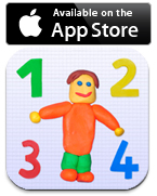 iPad app, Lern to count - an educational app for children available on the app store