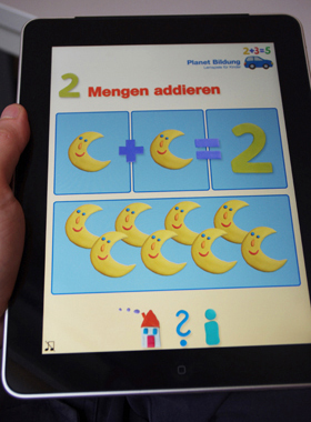 Lern-Apps auf iPad Tablets für Kinder
